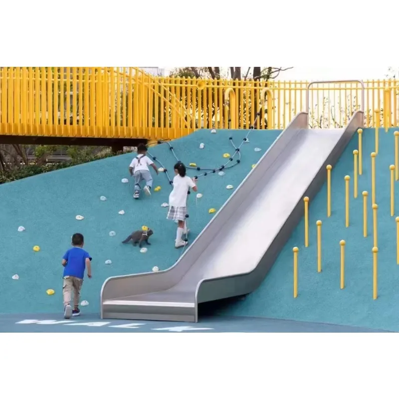معدات ملعب خارجية عالية الجودة للأطفال من الفولاذ المقاوم للصدأ منطقة لعب للأطفال #5