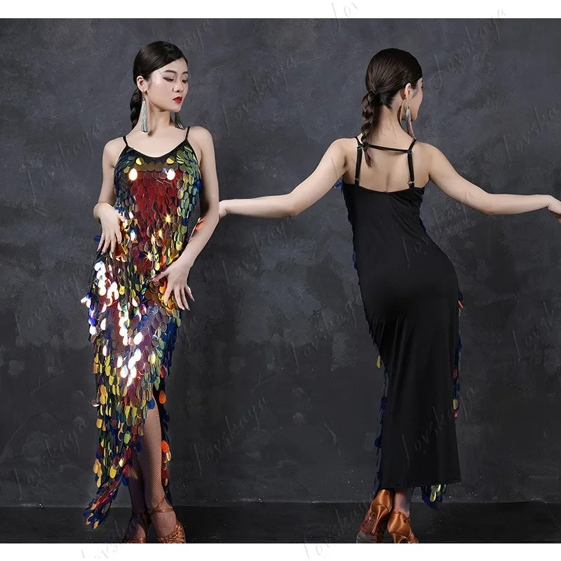 

Sequin Dress, Holiday Beach, Sexy Suspender Elegant and atmospheric