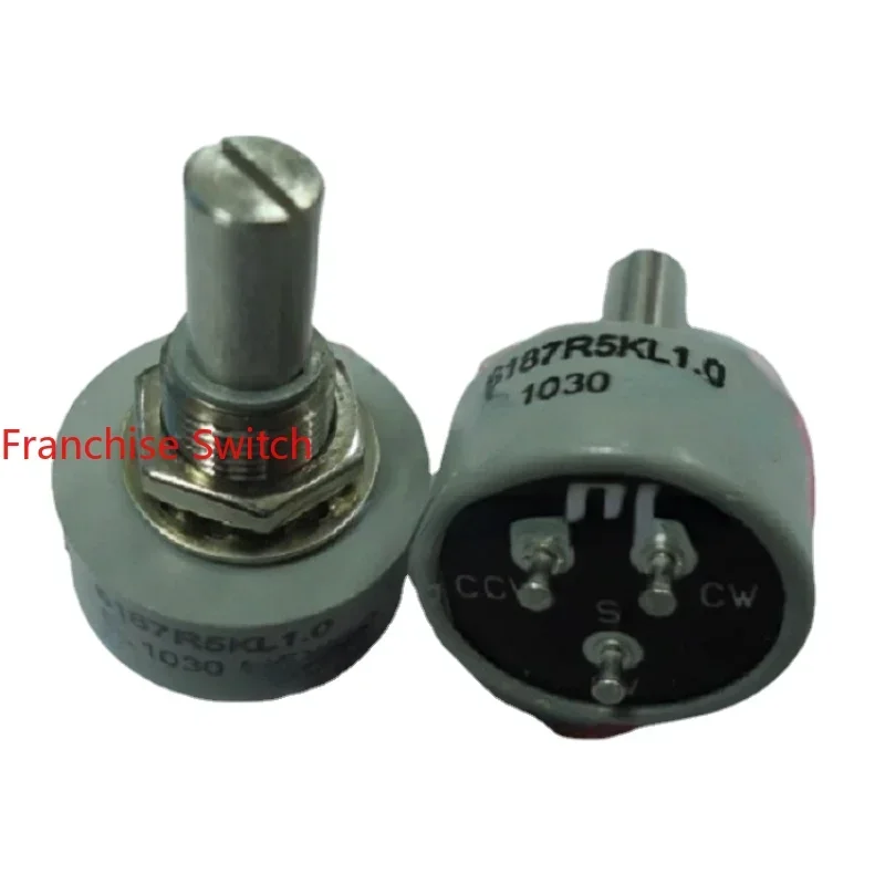 

6187R-5KL1.0 Conductive Plastic Potentiometer 360 Degrees Without Limits