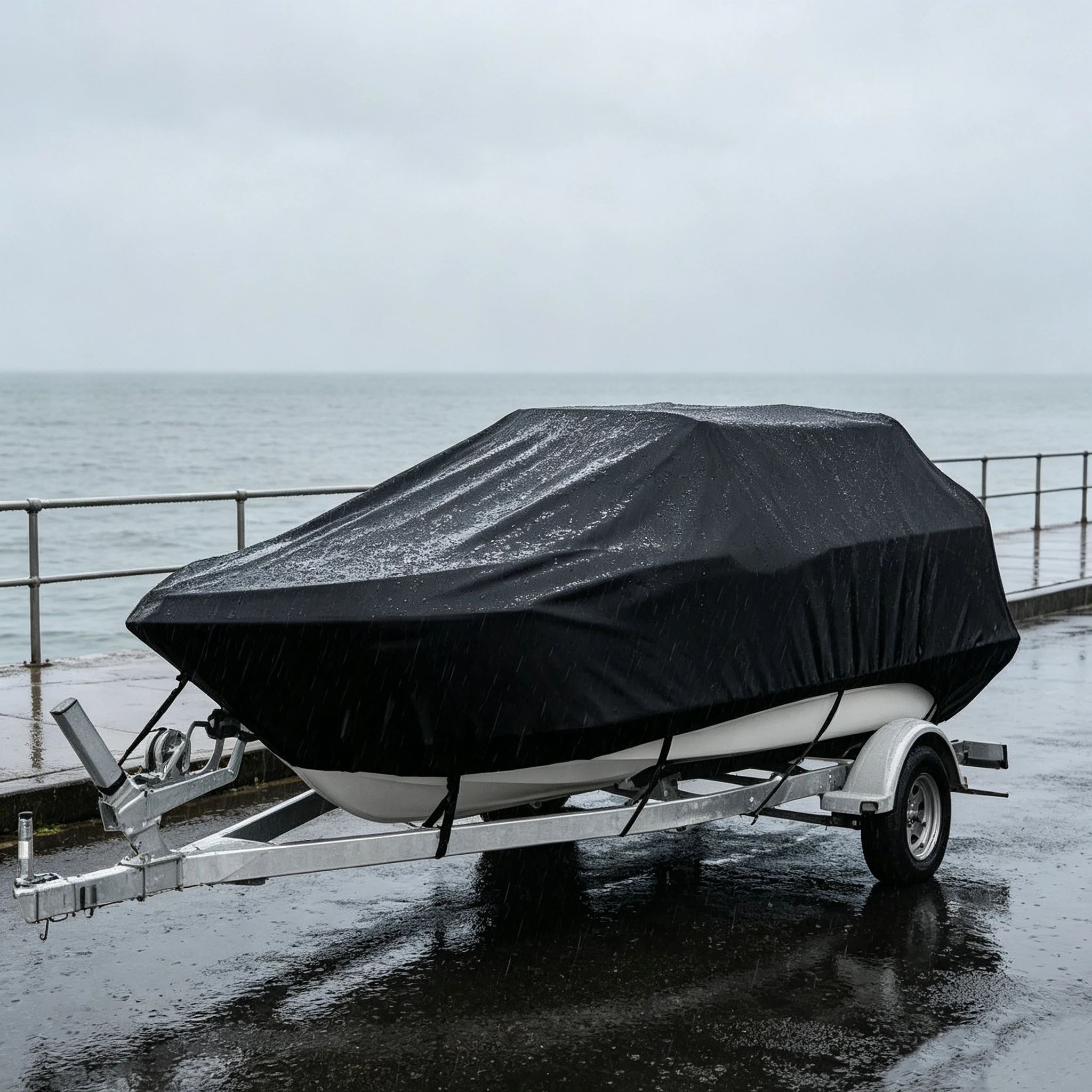 V Boat Cover，Waterproof, Dustproof And Sunproof Protective Cover,Multiple Sizes Are Available For Selection