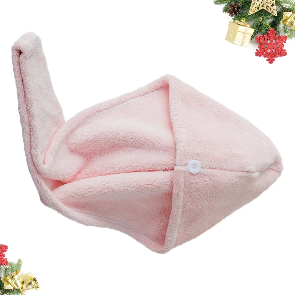 

Microfiber Hair Dry Cap Quick Drying Towel Bath Absorbent Wrap Fast Dry Hair Creative Home Travel Lightweight Portable
