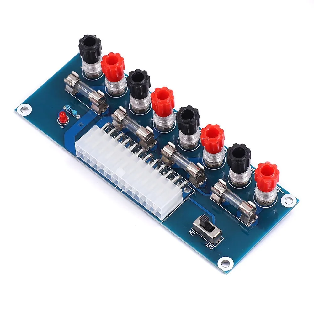 XH-M229 ATX Desktop Chassis Power Patch Panel Module Break Out Board Supply Test XH-M229 PC ATX Benchtop Power Adapter Boards