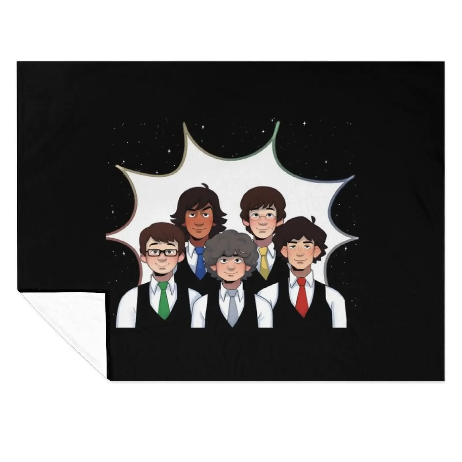 

Tally hall anime art Throw Blanket Decorative Beds Flannel Decorative Throw Furrys Blankets