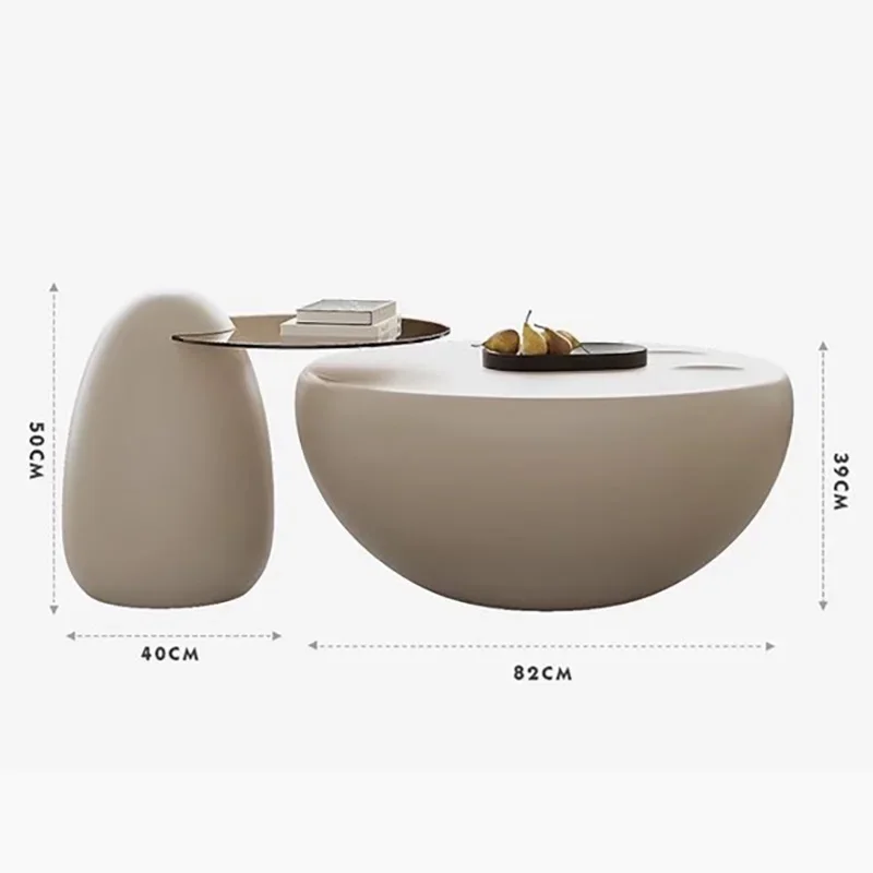 Modern White Coffee Tables Round Small Simple Luxury Coffee Tables Living Room Unique Mesas De Centro Para Sala Furniture