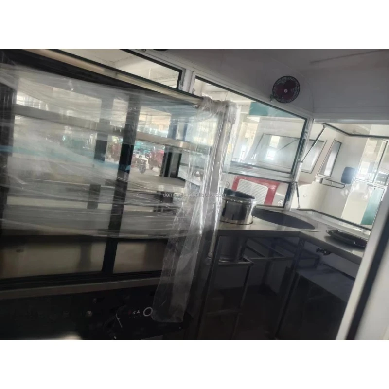 سيارة طعام كهربائية متنقلة هوت دوج لتناول الطعام #6