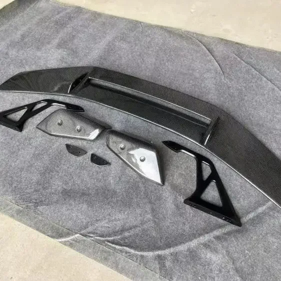 Suitable For W205 Mercedes-Benz C-Class C43C63 Modified Carbon Fiber Barbed Large Tail, Fixed Wind Wing, Spoiler