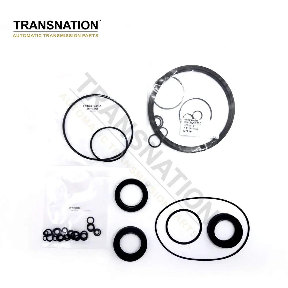 Transnation QR019CHA Комплект для восстановления автоматической коробки передач Главный комплект Ремонтные кольца Прокладки Уплотнения с пластиной сцепления Подходит для Chery CVT