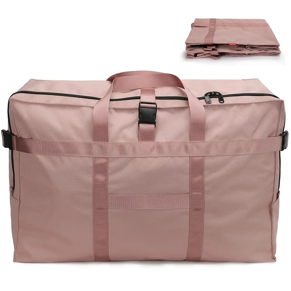 

Free Shipping120L Travel Duffel Bags Extra Large Foldable Duffel Bag Weekend Overnight Storage Luggage for Airline Camping Movi