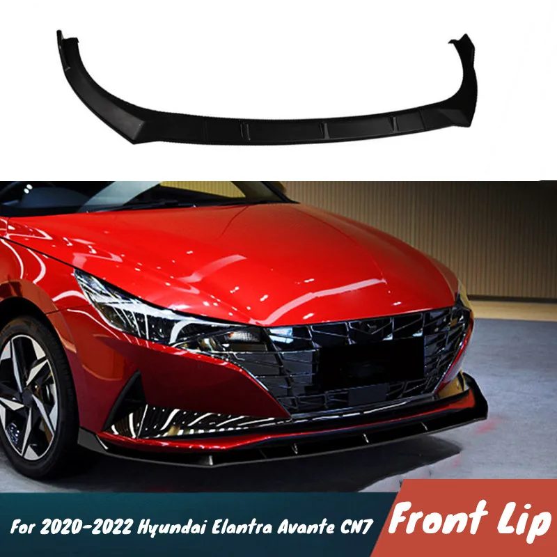 

Для Hyundai Elantra Avante CN7 2020-2022 автомобильный передний бампер губа подбородок спойлер сплиттер диффузор BodyKit внешние аксессуары для тюнинга