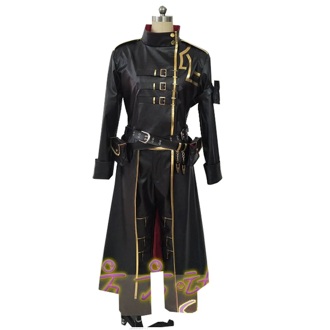 

2022 Fate Grand Order FGO Gilgamesh Glittering Ceremonial Gothic Trench Uniform Anime Cosplay Costume Halloween Suit