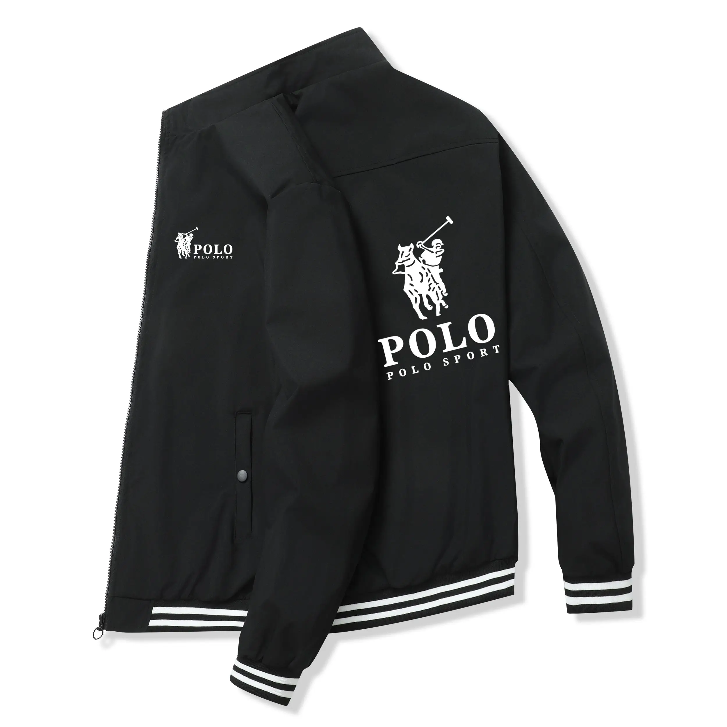 

Новинка 2024, модная классическая брендовая мужская ветрозащитная куртка на молнии, повседневное высококачественное уличное спортивное пальто