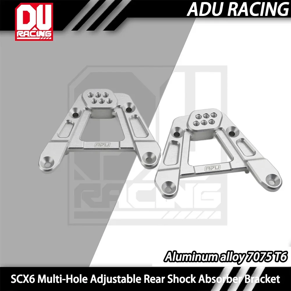 ADU AXIALE 1/6 SCX6 JEEP Multi-Hole Verstelbare Achter Schokdemper Beugel Aluminium 7075 T6 Materiaal RC Auto Onderdelen