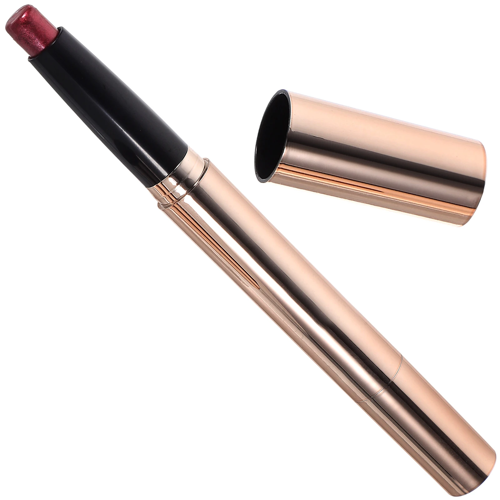 

Eyeshadow Pencil Ended Glitter Eye Brightener Stick Glitter Eyeshadow Crayon Pencil Soft Brush Crayon Long Lasting Women Plastic