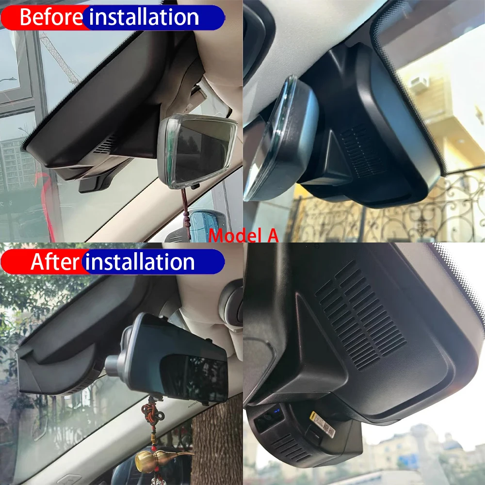 Dash Cam for Geely Xingyue S Tugella Knewstar 001 2019-2025 Front＆Rear 4K DVR Dashboard Camera Video Drive Recorder Parking Mode