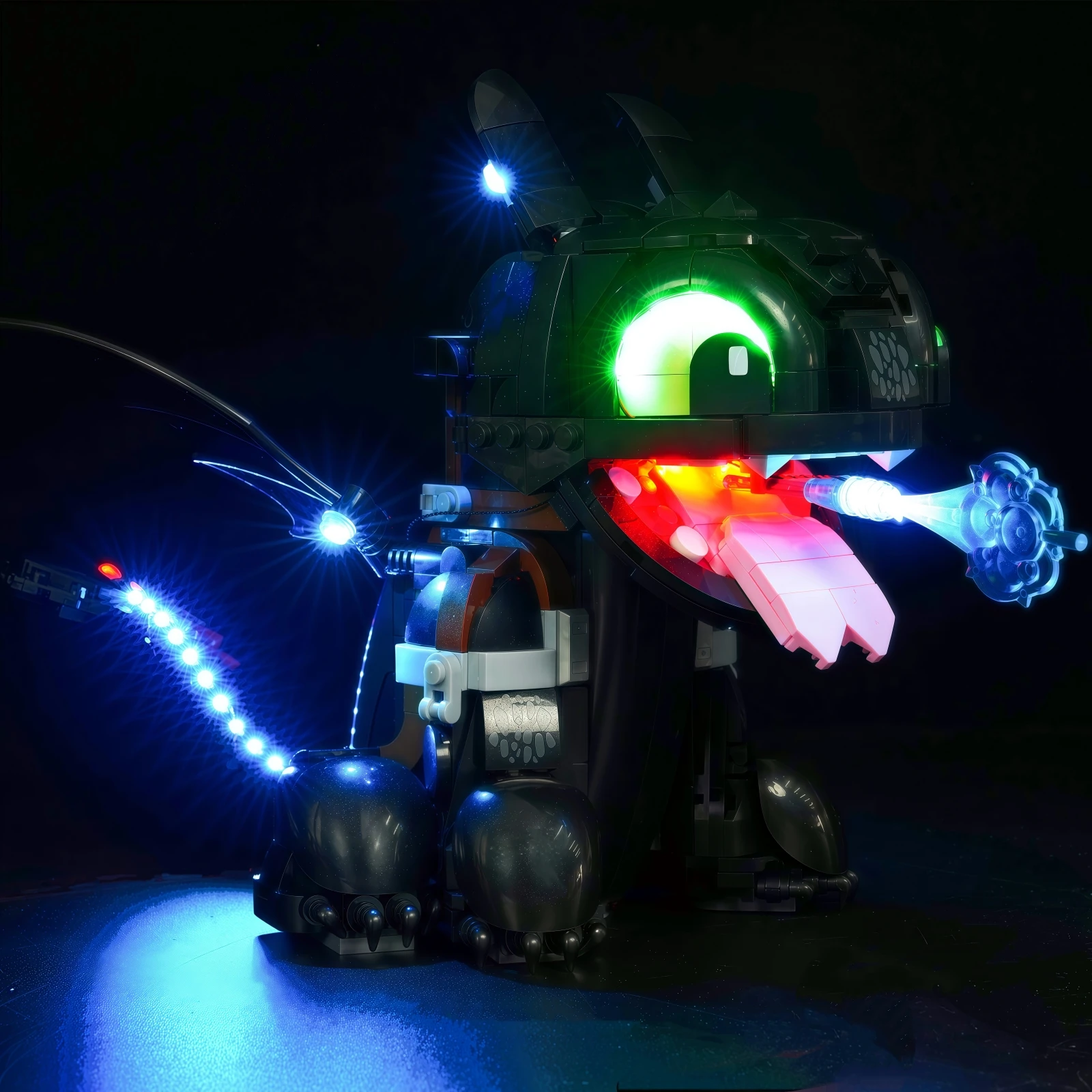 MAXCXT LED Light Set For LEGO 10375 How to Train Your Dragon: Toothless DIY Decorative Lamp Not Include Building Blocks Set
