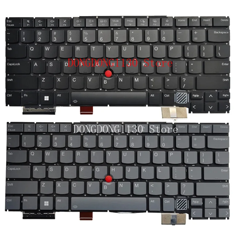 D НОВИНКА для LENOVO X1 Carbon X1C 2024 12-го поколения 12 США/Великобритании/Французская/латинская/испанская/российская клавиатура с подсветкой D НОВИНКА для LENOVO X1 Carbon X1C 2024 12-го поколения 12 США/Великобритании/Французская/латинская/испанская/российская клавиатура с подсветкой