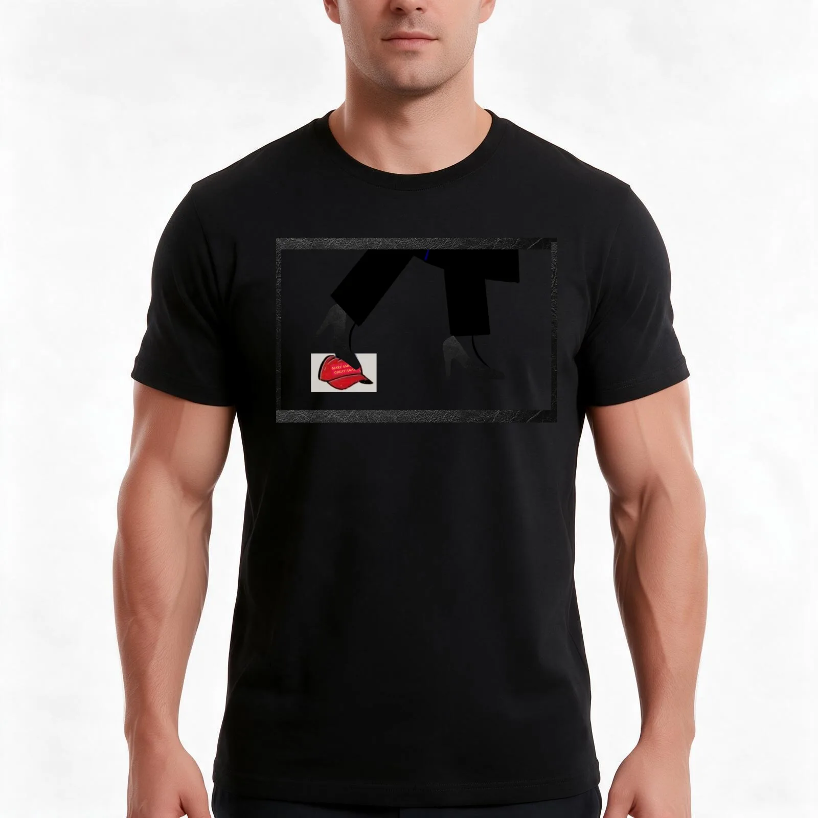Kamala Harris for President #47 Harris and Walz For America Pantsuit Heels over Maga T-Shirt Summer Casual Cotton Tee