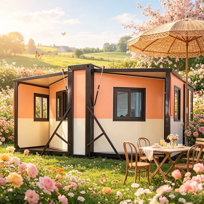 Container House Thermal Insulated Glamping Cabin For Resort And Airbnb