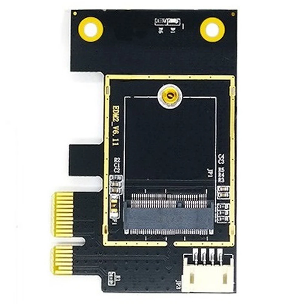 Placa adaptadora de placa de rede sem fio NGFF M.2 para PCIE suporta placa de rede 7260 8265 1650 1675X AX200 AX210