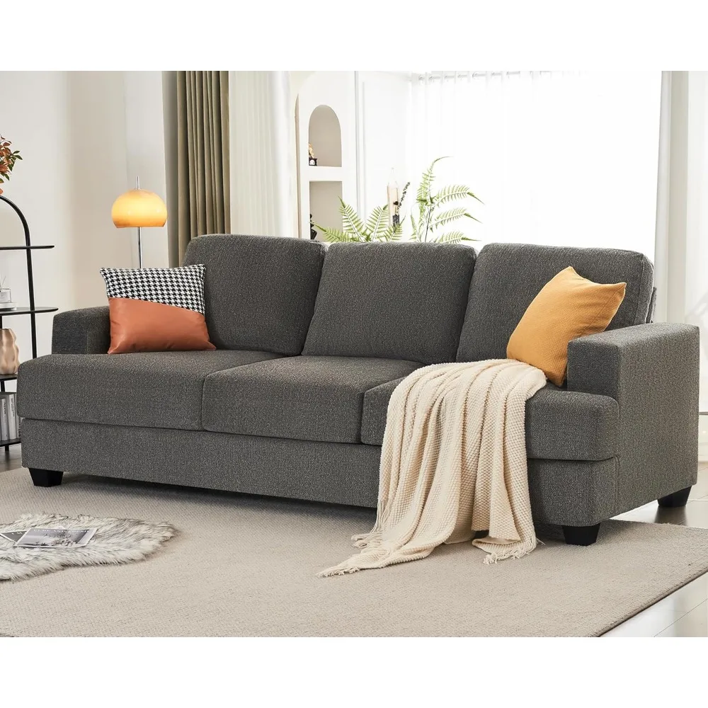 89 Inch Sofa, 3 Seater Sofa Couch with Extra Deep Seats, Modern Sofa Couch- Comfy Sofa Couch for Living Room Apartment Lounge