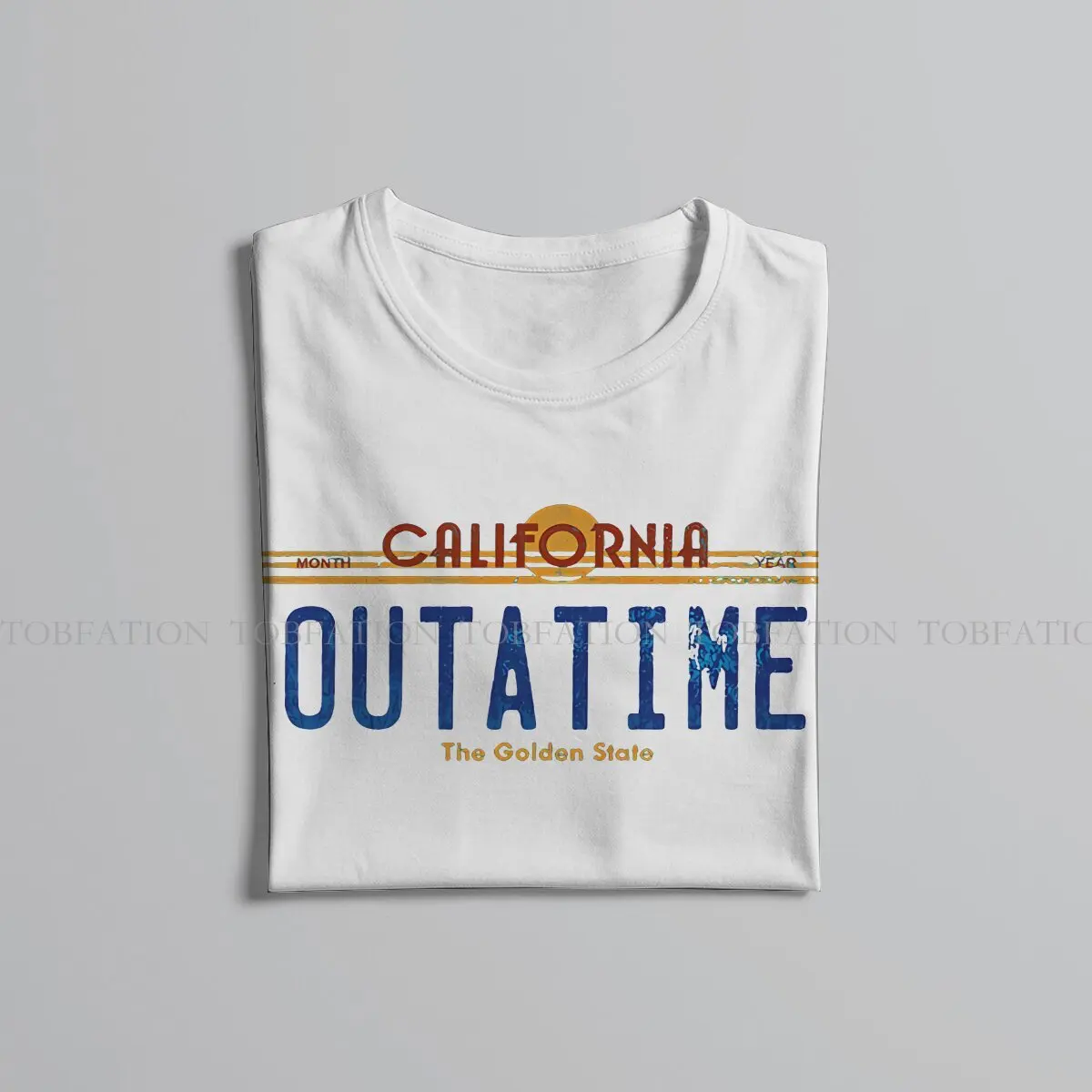 Outatime Unique TShirt Back to the Future Film 100% Cotton New Design Graphic  T Shirt Short Sleeve Ofertas