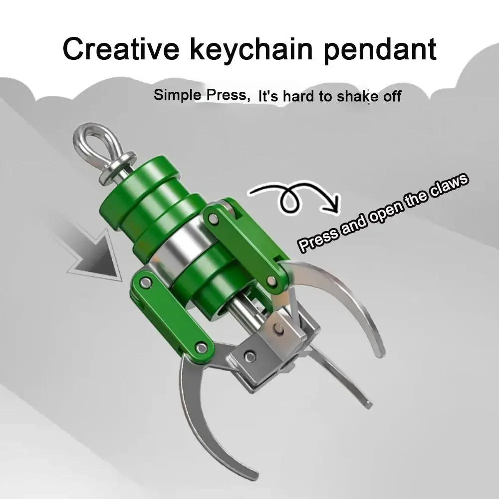 

New Simulated Doll Machine Grab-clip keychain Color Mini Grabber Keyring Pendant Plastics Claw Keychain Bag Pendant Accessories
