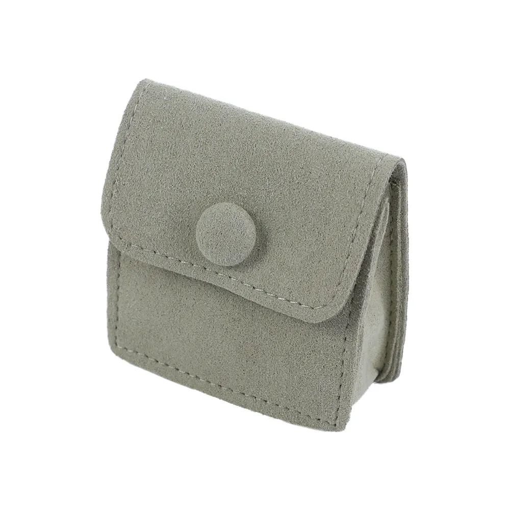 

Small Wedding Earring Storage Bracelets Botton Rings Velvet Pouch Jewelry Purse Bags Gift Packaging Packaging Snap Bags
