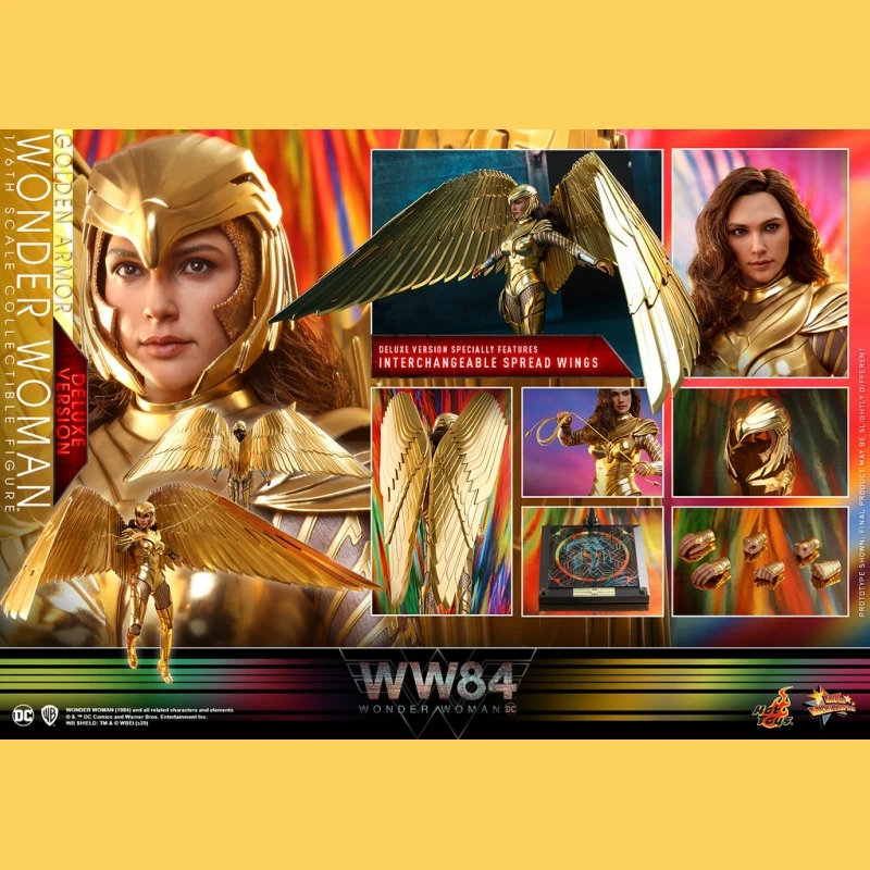 

In Stock HotToys HT Wonder Woman 2 Golden Armor MMS577 MMS578 1:6 Anime Action Figures Toys Models Collection Hobby Doll Gift