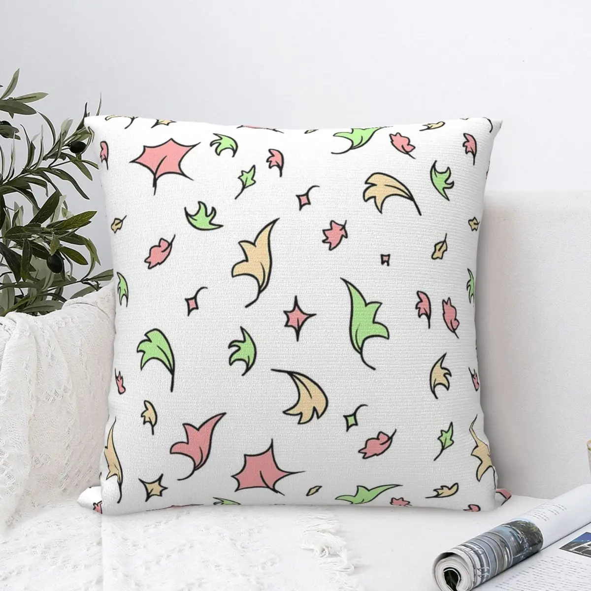 Heartstopper Leaves - Repeating Pillowcase Pillows Cover Cushion Comfort Throw Pillow Decorative Cushions Used for Home Bedroom