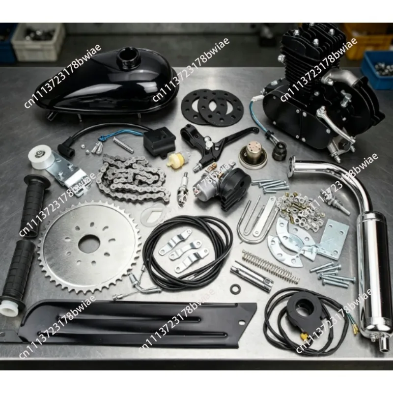 Mini Motorcycle Power Bicycle Modification Parts F50/80CC  Engine Power Start Full Set