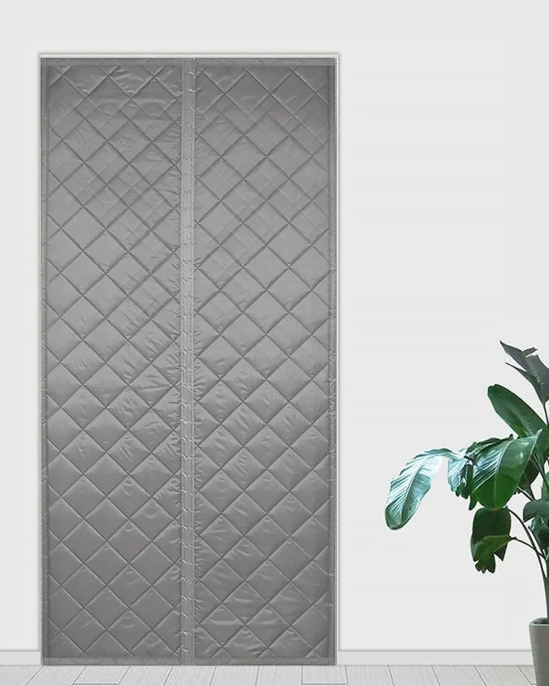 Insulated Magnetic Door Curtain, Cold Proof for Kitchen and Home, Sound Insulation, No Need for Drilling Holes