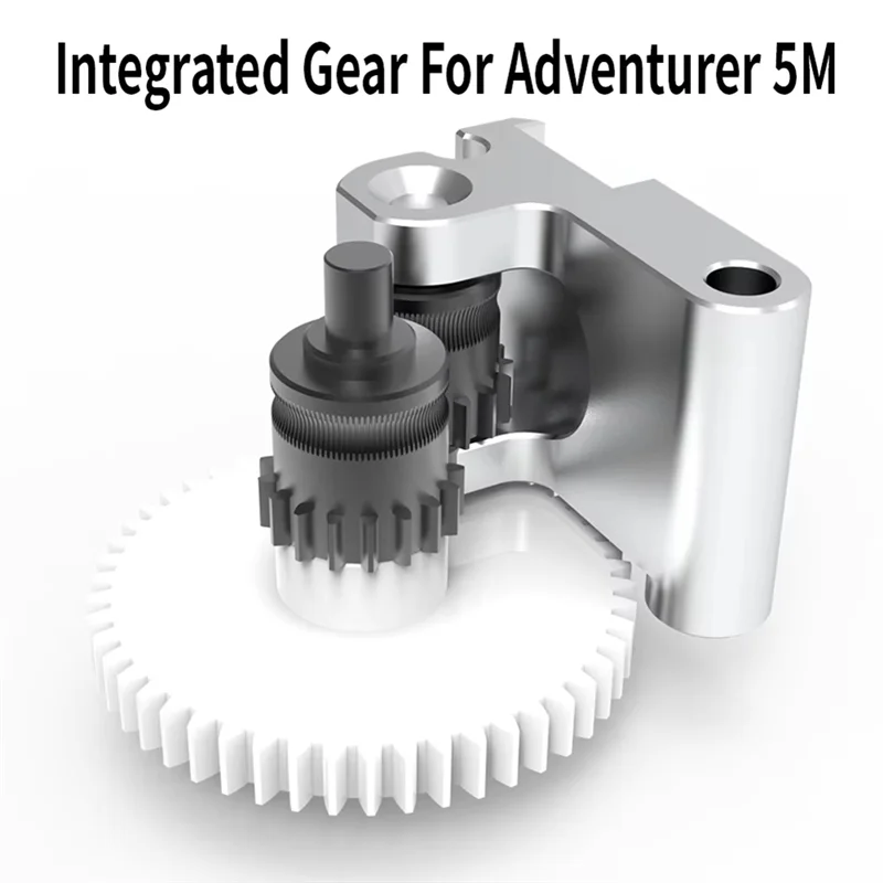 A47F-For FLASHFORGE Adventurer 5M AD5M CNC Nanocoated Extrusion Head Gear Kit 3D Printer Parts For AD5M 3D Printer