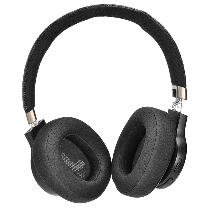 1 pasang bantalan telinga busa bantalan kulit Earpad untuk JBL E65 E65BTNC / Duet NC/Live 650BTNC headphone Live 660 BTNC