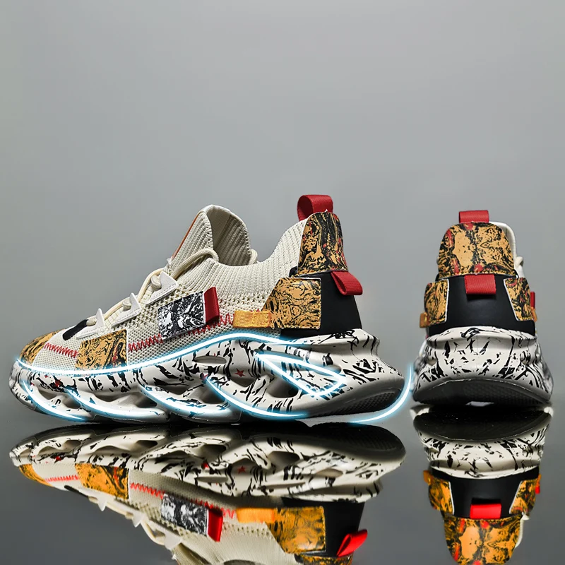 Men's Breathable Casual Sneakers Luxury Running Shoes Fashion Trainers Loafers