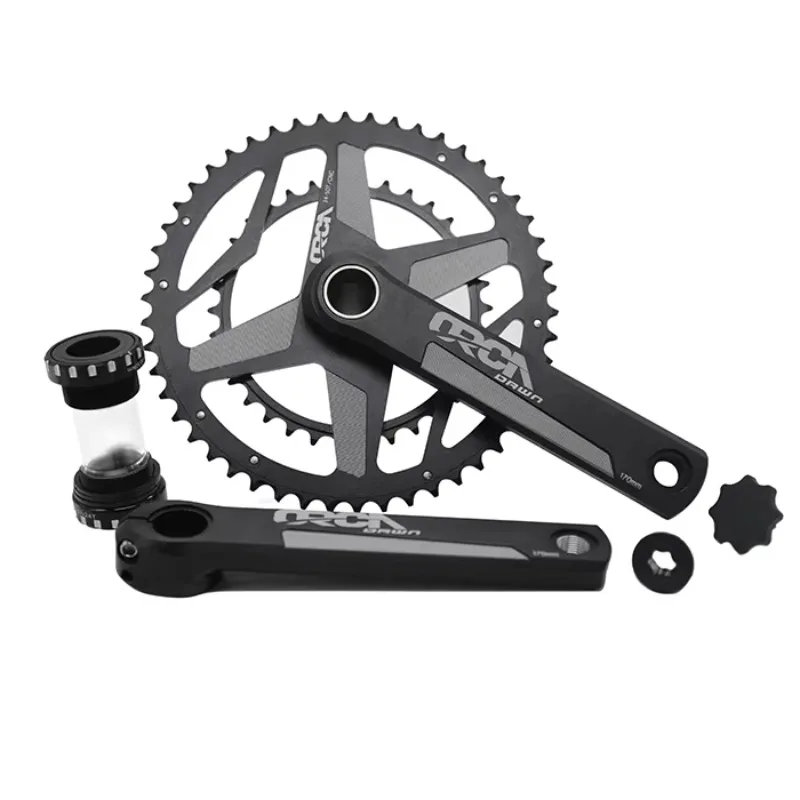 

Light Weight Hollow One-piece Road Bicycle/Bike CNC Aluminum Crankset Bicycle Parts ChainwheelATU&UTV