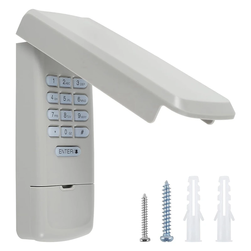 Garage Door Opener Keypad, Wireless Keypad Keyless Entry Compatible For 877MAX 377LM 977LM Wireless Keyless Keypad Safe
