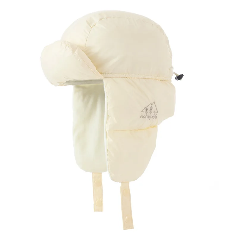 Autumn and winter hats with fleece, cold proof down, ear protection, warm hats, outdoor cycling toe caps, image 9