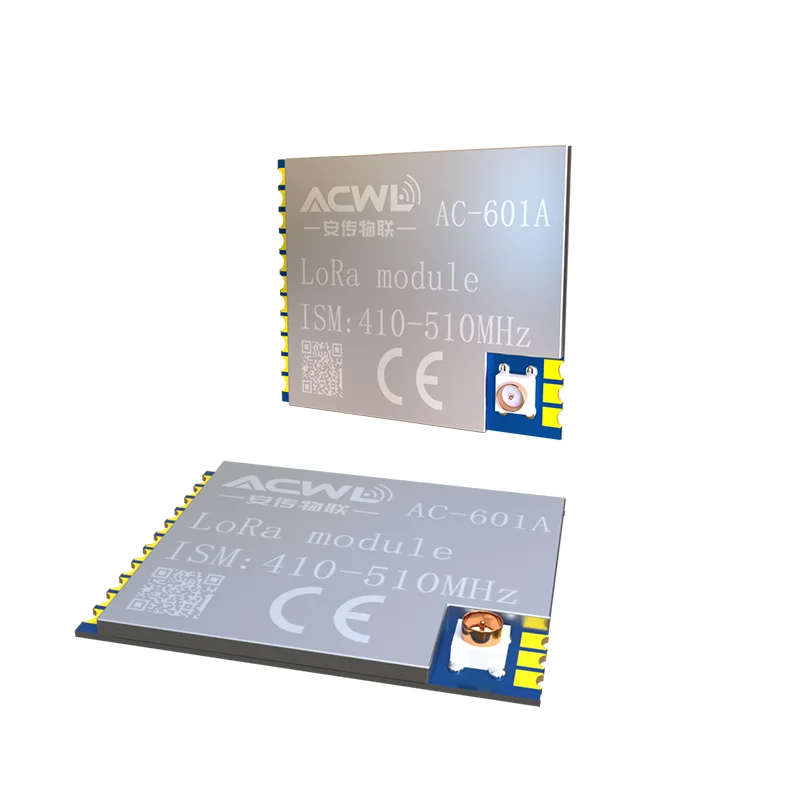5PCS AC601A 100mW LoRa Wireless Module Ultra Low 1uA Sleep Current 21V 36V Operating Voltage For Battery Powered Applications
