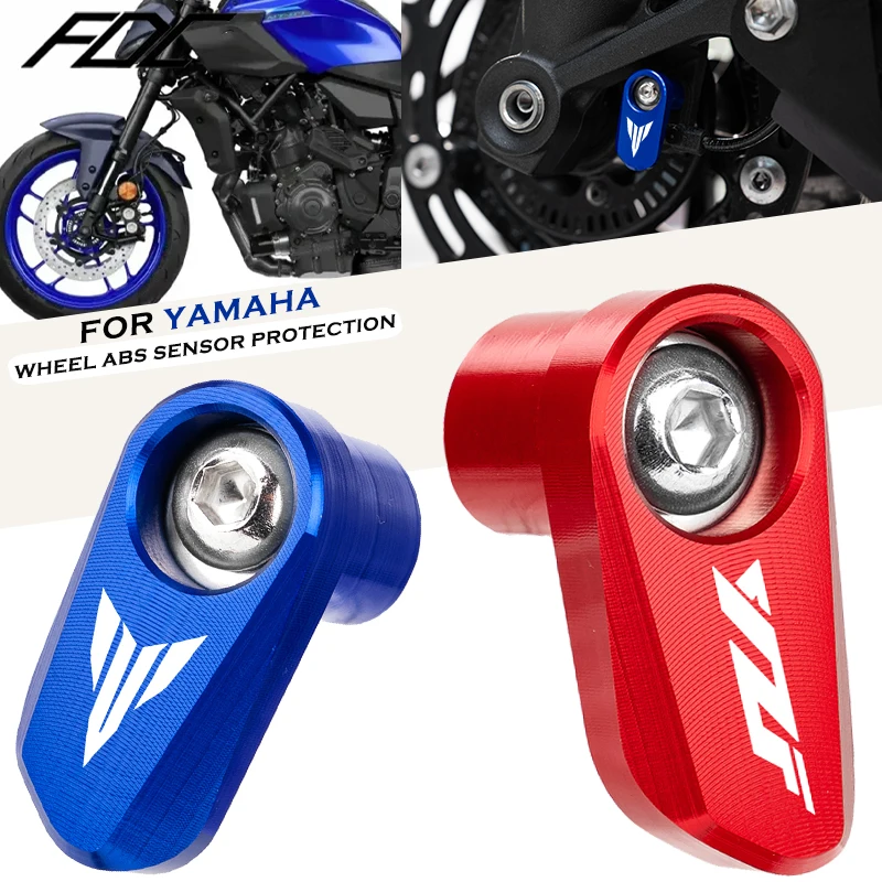 For YAMAHA MT03 MT07 MT09 MT 03 07 09 YZFR3 YZFR6 YZFR7 YZF R3 R6 R7 Motor Front Rear Wheel ABS Sensor Protection Guard Cover