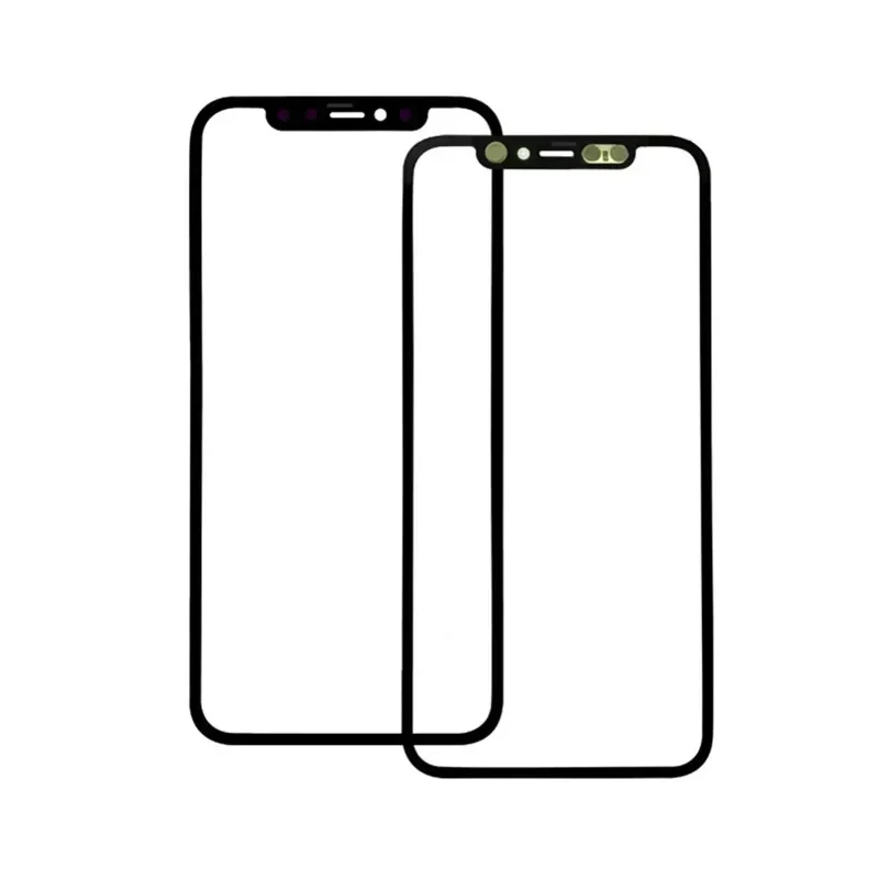 الشاشة الخارجية آيفون XR XS ماكس 11 برو 12 13 برو ماكس الجبهة لوحة اللمس شاشة الكريستال السائل غطاء زجاجي عدسة إصلاح استبدال جزء + OCA