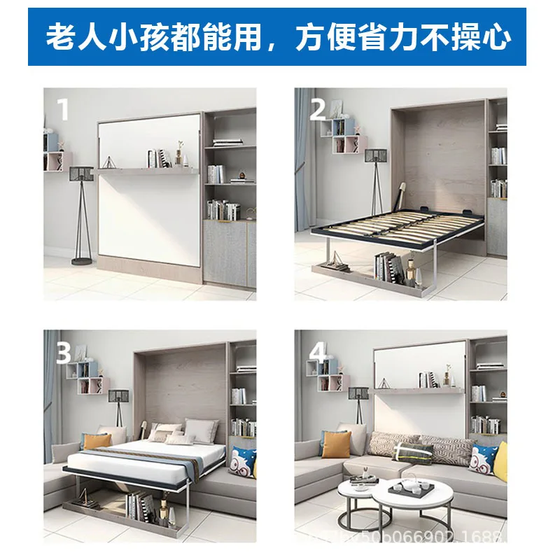 Sofa bed Multifunctional invisible bed, split Murphy bed Living room sofa folding wall bed Furniture hardware accessories