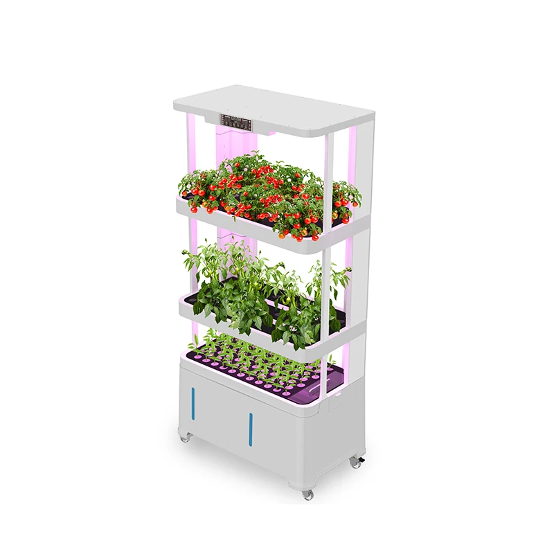 

Home Vertical Garden Hydroponic Greenhouse Light Equipment Food Grade PP Portable Hydroponic Home Growing Systems