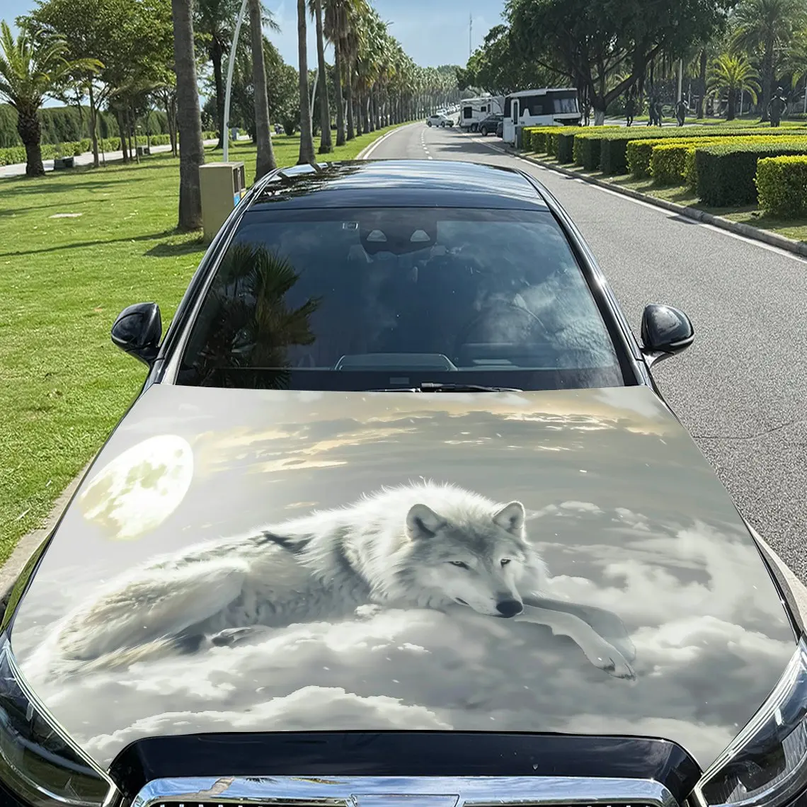 

Наклейки на капот автомобиля Cloud Wolf, наклейки для украшения автомобиля, наклейки для внедорожников и грузовиков, автозапчасти, высококачественные подарки для любителей автомобилей