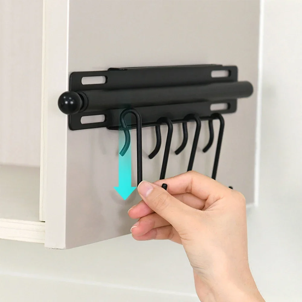 Wall-mounted Wardrobe Clothes Valet Rod for Closet Pull Out Closet Valet Rod Telescopic Closet Rod Furniture Hardware