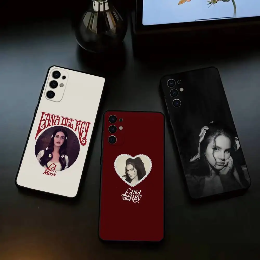 Lana Del R-Rey Phone Case For Samsung S26,S25,S24,S23,S22,S21,S30,Ultra,Plus,Fe,Soft Silicone Black Cover