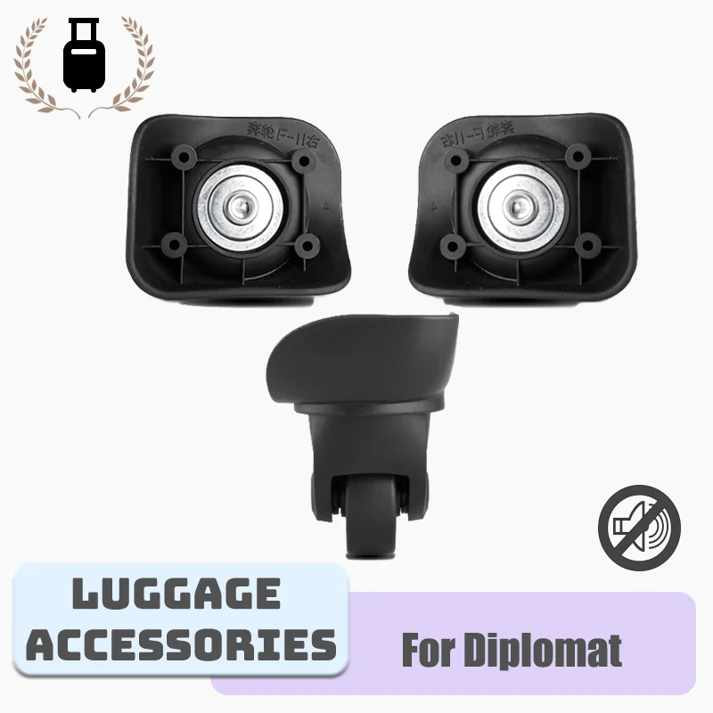 

For Diplomat A11 Heavy Duty Universal Luggage Replacement Wheels - 2/4PCS Silent Roller Repair Kit For Carry-On Checked Luggage