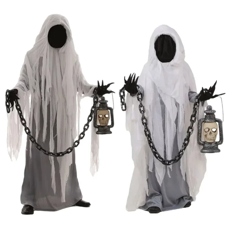 Halloween Costume Ghost Skeleton Skeleton Children Girl Funny Ghost Evil Devil Parent-child Dress Up