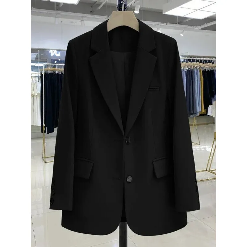 Giacche Cappotto rosa Casual sciolto Versione coreana Abito piccolo da donna Design Sense Blazer da donna