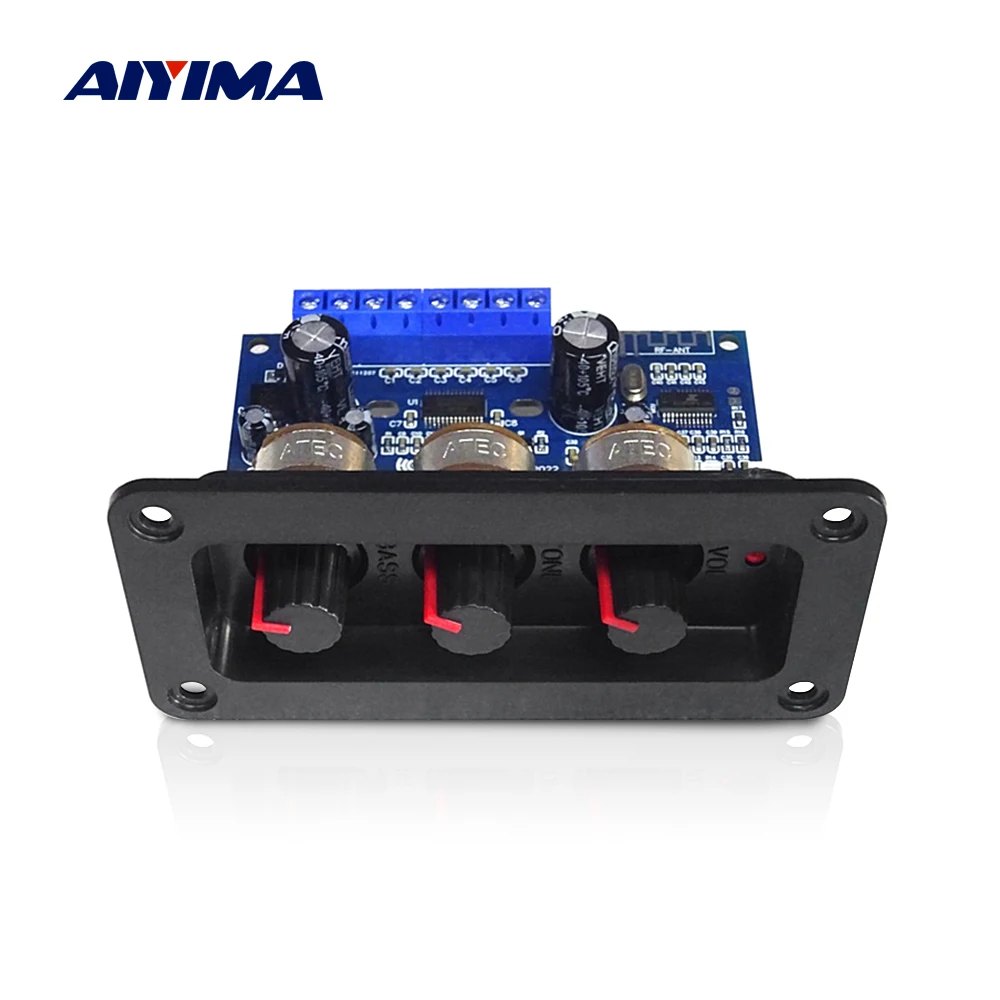 

AIYIMA Mini Subwoofer Power Amplifier 2x25W+50W 2.1 Bluetooth 5.0 Amplifier Speaker Sound Amplificador Home Audio Amp