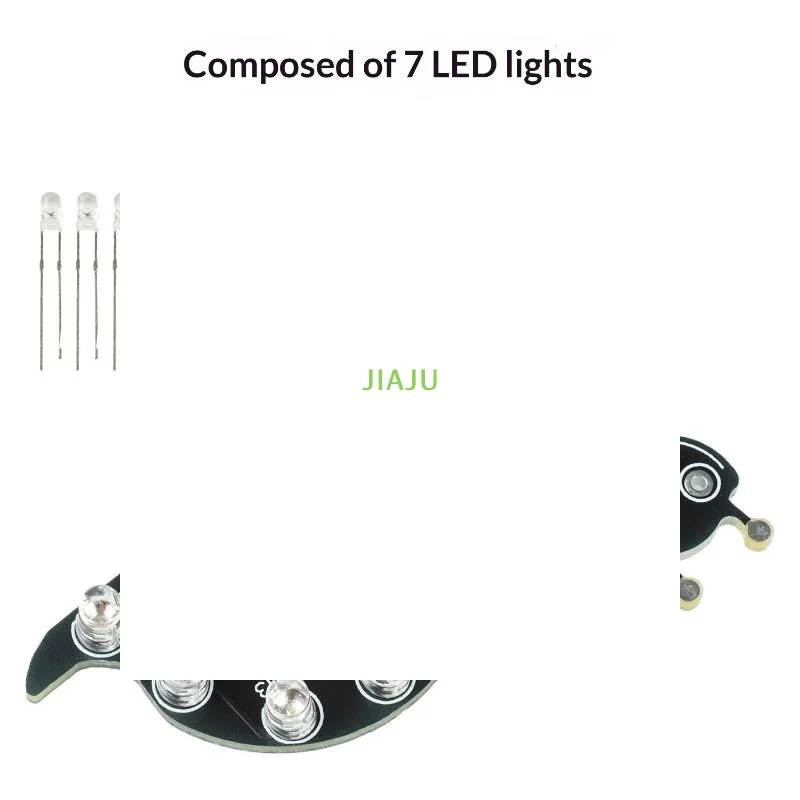 ~Snail-Shaped LED Flowing Light Soldering Practice Board DIY Soldering Learning Kit Fun DIY Electronic Soldering Components
